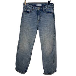 Zara women size 4 vintage straight leg wide bottoms